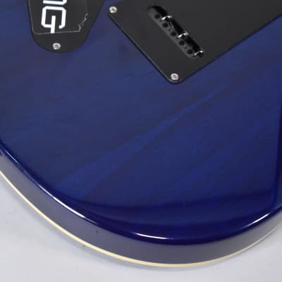 2001 PRS SE 24 Standard Trans Blue Finish EMG ZW Pickups image 11