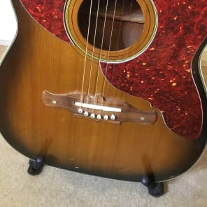 Harmony Sovereign Deluxe Jumbo H1265 1967-1968 Sunburst | Reverb