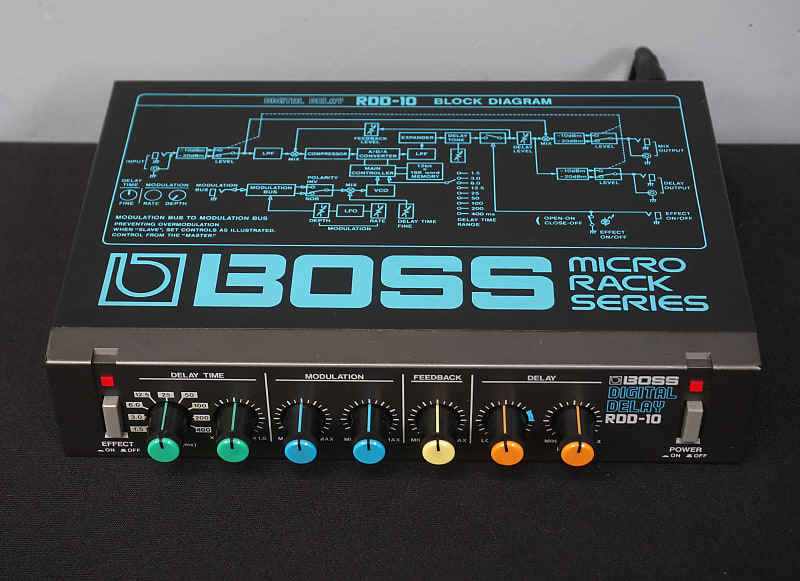 【最終値下】BOSS Roland RDD-10 DIGITAL DELAY Boss Digital Delay RDD 10 Micro Rack Series | Complete Demo
