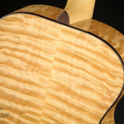 Breedlove - Master Class Atlantic Orchestra OM Adirondack Spruce Top with Quilted Maple Back and Sides and Big Leaf Maple Neck - Breedlove Guitars - Guitar with Hard Shell Case image 11