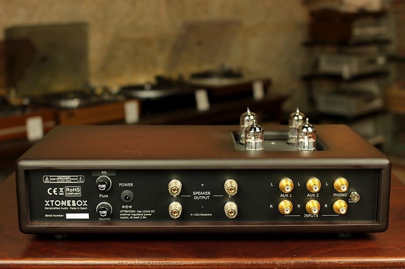 Amplificador integrado híbrido estéreo a válvulas Silver 6011 - XTONEBOX  Vintage Design Audio
