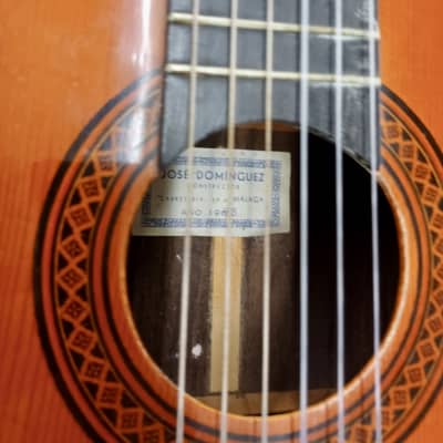 Jose Dominguez Flamenco guitar 60s image 2