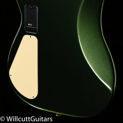 Charvel Pro-Mod San Dimas Bass JJ V Caramelized Lambo Green Metallic Bass Guitar - MC210627-9.25 lbs image 2