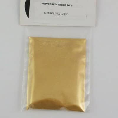 Sparkling Gold 15mg Powder Dust Guitar Body Dye for vintage Les Paul style electric guitars