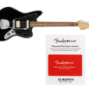 Fender Player Jaguar Black w/ Pau Ferro FB + Fender Play 12 M Card