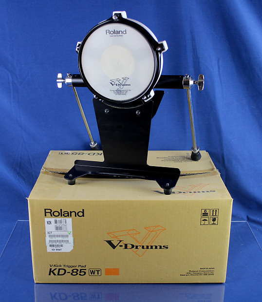 Roland  KD-85 BLK V-Kick Bass Drum Trigger Pad KD85 for TD 80 120 IN ORIGINAL BOX image 1