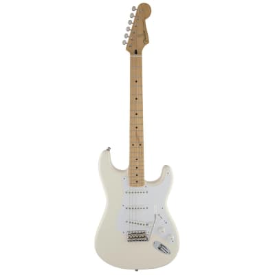 Fender Jimmie Vaughan Tex-Mex Strat Electric Guitar (Olympic White) image 3