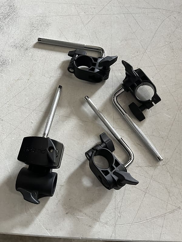 Roland Electric drum mounts, 3 L rod tom mounts and one ball Reverb