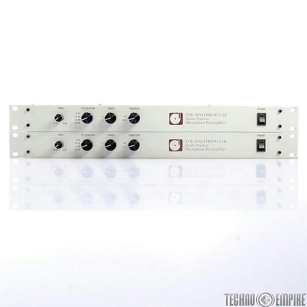 THE MASTERING LAB Studio Microphone Preamplifier Pair Owned Reverb