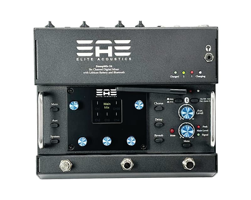 Elite shops Acoustics Stompmix X4 Pedal Mixer NEU!