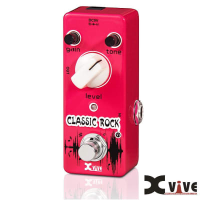 Xvive V1 Classic Rock Distortion Micro Effect Pedal Analog True Bypass FREE SHIPPING image 2