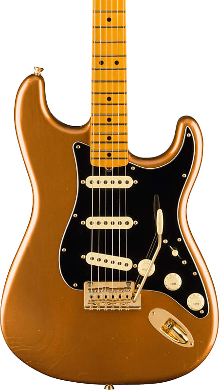 Fender Limited Edition Bruno Mars Stratocaster Electric Guitar, Mars Mocha image 1