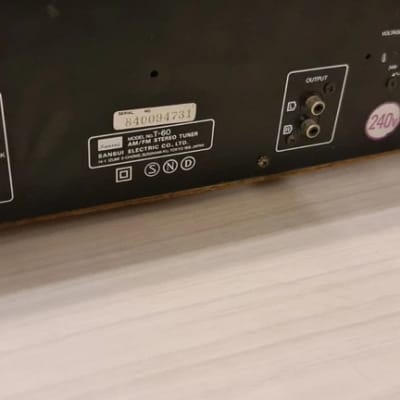 VINTAGE SANSUI STEREO FM TUNER/MADE IN JAPAN image 6