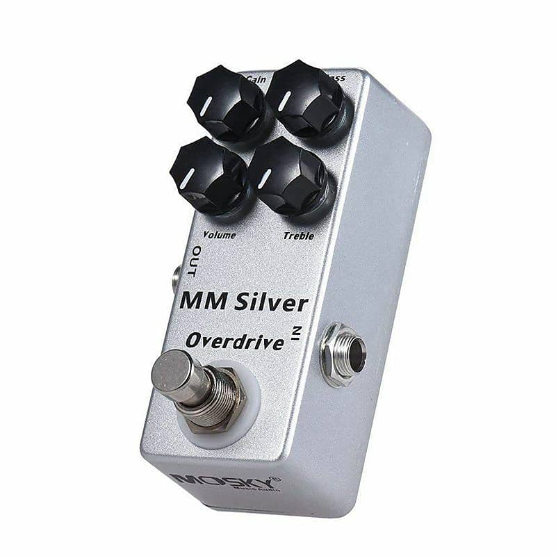Mosky Electric Guitar Overdrive Effects Pedal Gain / Volume / Reverb