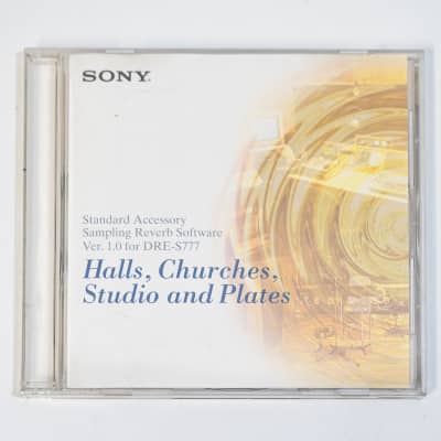 Sony Halls, Churches, Studios, Plates Ver 2 w/ Key for Sony DRE-S777 Reverb image 1