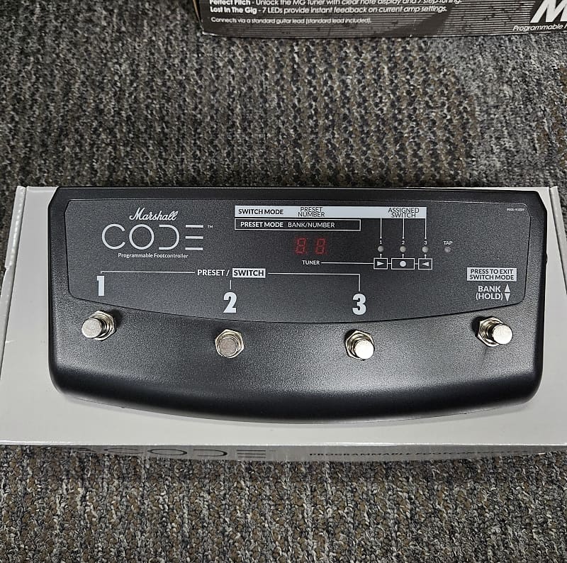 Marshall PEDL-91009 Programmable 4-Way Stompware Footswitch