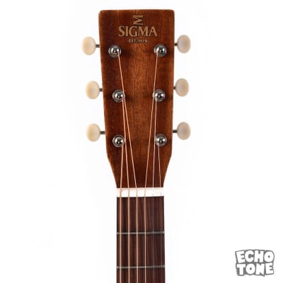 Sigma DM-15E Dreadnought Acoustic Guitar (Pickup, Aged Satin) image 2