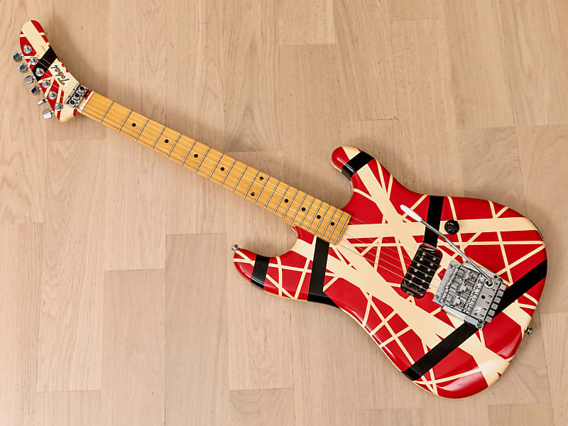 1984 Tokai Super Edition EVH Frankenstrat Vintage Striped | Reverb