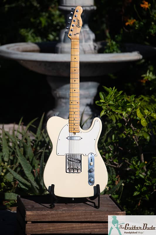 1970's Greco TE350 Matsumoku Telecaster - Vintage White - Made In Japan -  Demo Video