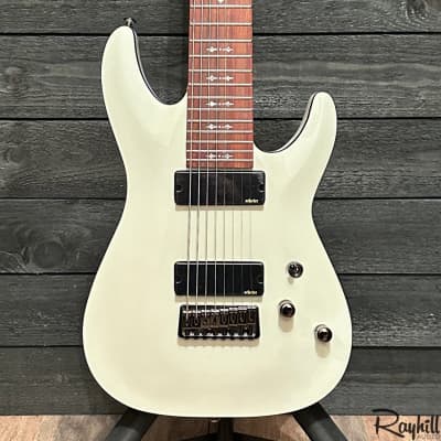 Schecter Omen-8 8 String White Electric Guitar B-stock for sale