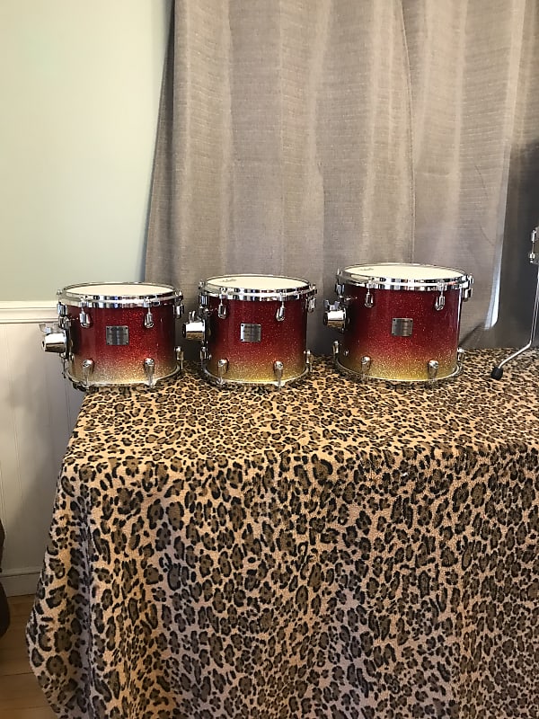 Yamaha Maple Custom Absolute 2000s - Candy Apple Fade