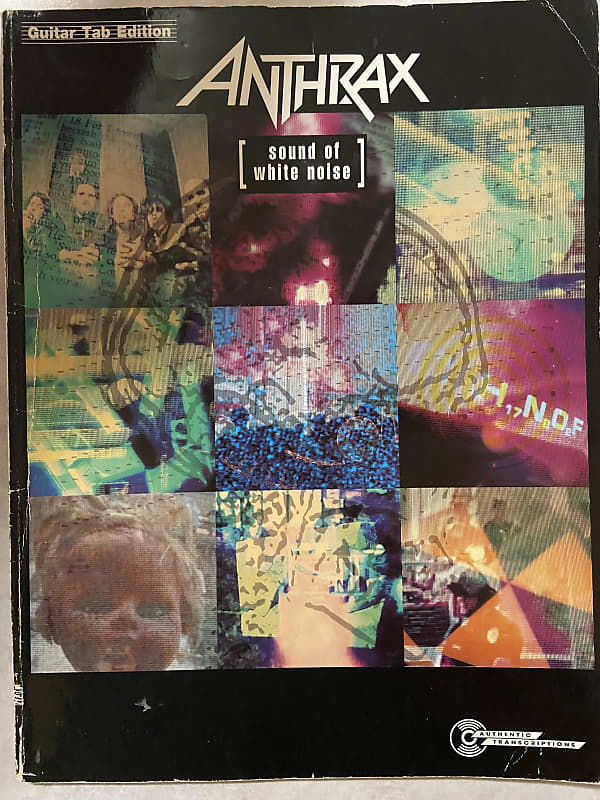 Anthrax Sound of White Noise Guitar tab / tablature Book Reverb