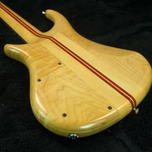 Pedulla Thunderbass ET 5-String Bass Guitar Red Maple Quilt image 7