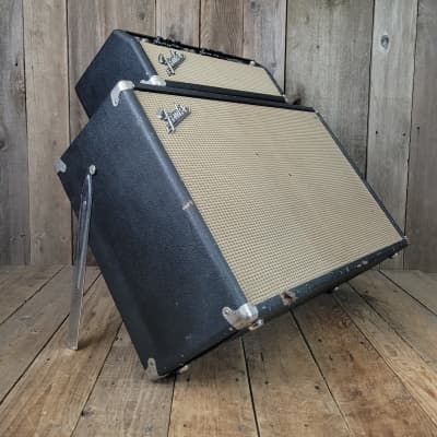 Fender Bassman 50 Watt Head 2x12 Cabinet 1967 - Black | Reverb