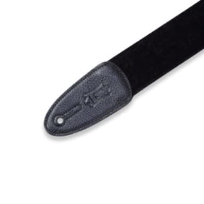 Levy's Leathers - M7VC-BLK - 2 Wide Suede Harmony Series Guitar Strap image 3