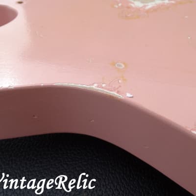 aged RELIC nitro TELE Telecaster loaded body Shell Pink Fender '64 pickups Custom Shop bridge image 10