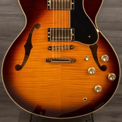 Yamaha SA2200 Semi Hollow Electric Guitar - Brown Sunburst for sale