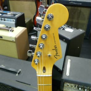 2013 Fender American Deluxe Stratocaster V Neck  Surf Green image 10