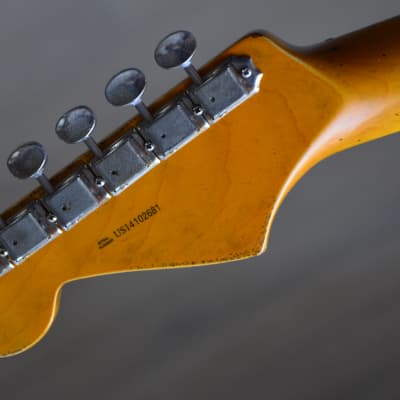 American Fender Stratocaster Custom Relic Purple Sparkle CS Fat 50's image 15