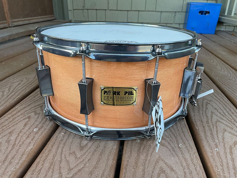 Pork Pie Oak / Maple 14 x 6.5 Snare Drum - Excellent