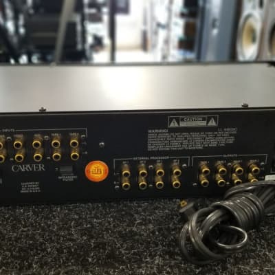 CARVER C-16 プリアンプ 黒色 Vintage Carver C-16 Stereo Preamp - Quick and Dirty Video