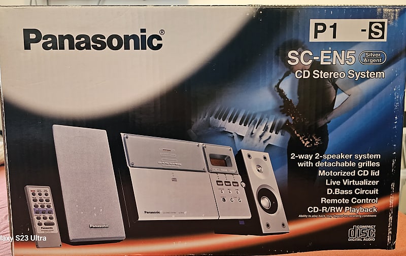 Panasonic SCEN5 CD Stereo System CD Player in Original Reverb
