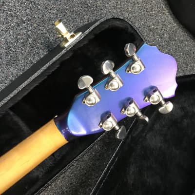 Ibanez Musician MC-100 custom 1977 Metallic custom nascar blue / purple expensive paint made in Japan in very good- excellent condition with hard case image 11
