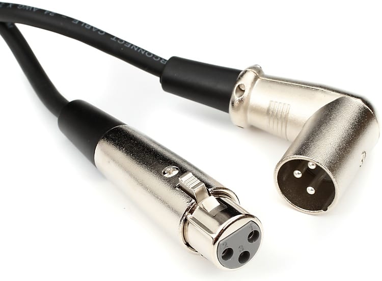 Hosa XRR-115 Balanced Interconnect Cable with Angled XLR Male End - 15 foot image 1