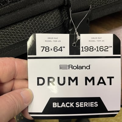 Roland Heavy Duty Drum Mat - TDM-25 - Black Series - 78” X 64” - New! image 4