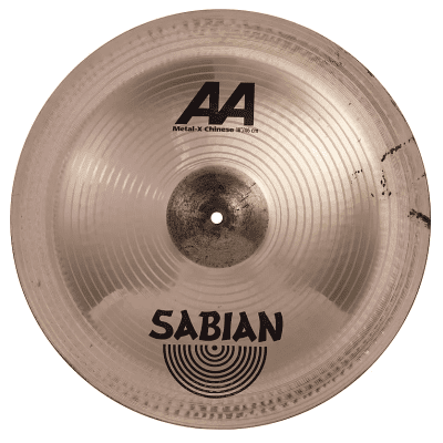 ファッションデザイナー SABIAN AA 18” Metal-XChinese パーカッション 