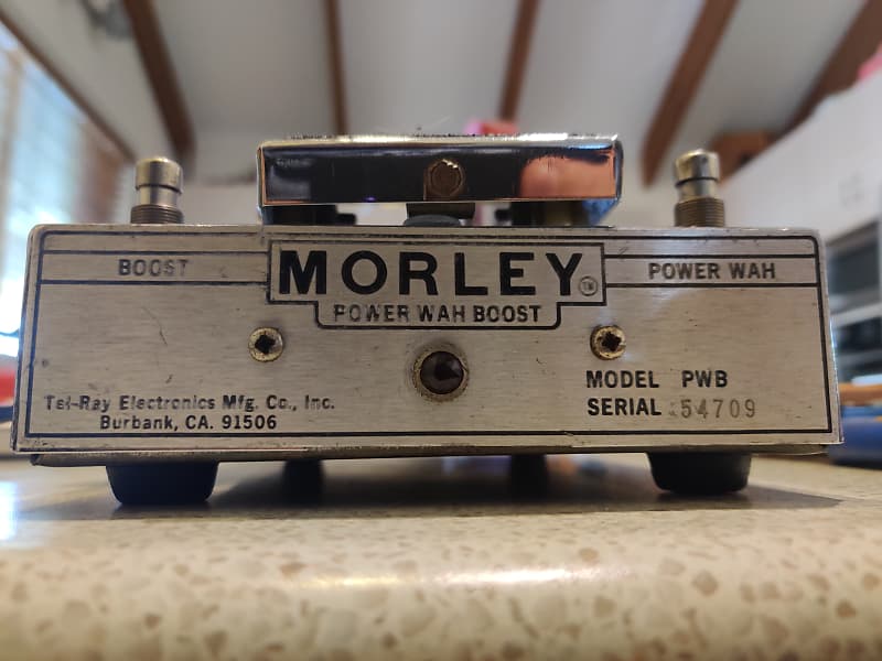 Morley Power Wah Boost - PWB 1970s - Chrome | Reverb