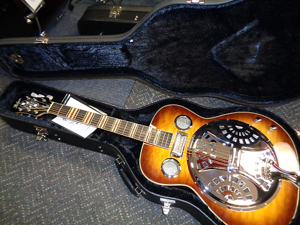 new Hofner HCT RG SB Contemporary series Resonator Guitar with HSC