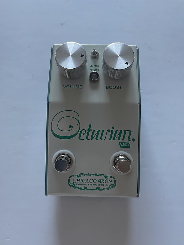 Chicago Iron Tycobrahe Octavian Plus + Octave Fuzz Octavia Guitar Effect  Pedal