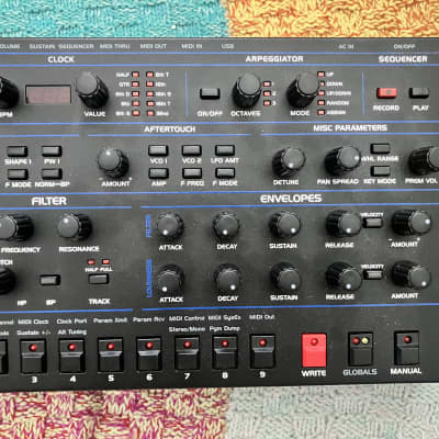 Dave Smith Instruments OB-6 Desktop 6-Voice Polyphonic Synthesizer 2017 - Present - Black image 3