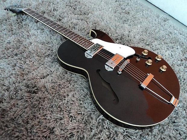 1996 Epiphone Sorrento MB Metallic Black MIK Korea Peerless Factory P 90 s
