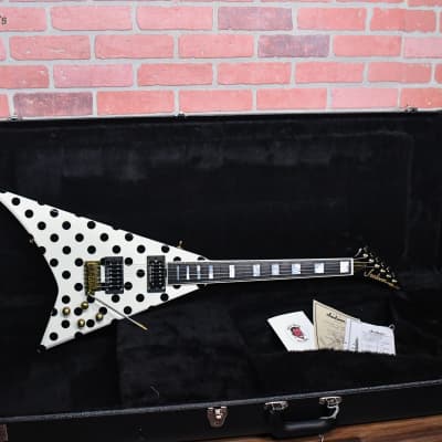 Jackson USA Custom Shop RR 1.5 Rhoads NOS White With Black Polka