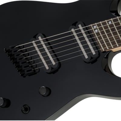 Jackson X Series Dinky DKAF7 MS Electric Guitar, 7-String, Black image 6