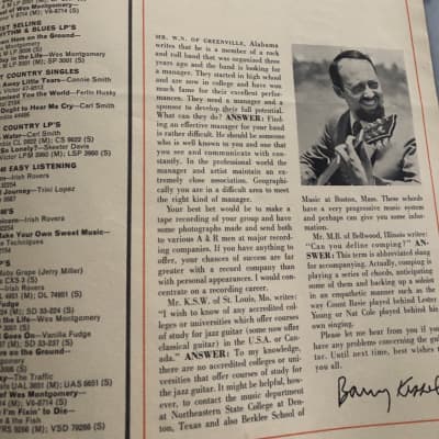 1968 Gibson Gazette Volume 8 No 2. Les Paul Reintroduction of Standard and Custom Rare Vintage image 9