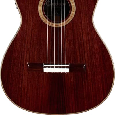 Cordoba Fusion 12 Rose II Acoustic-Electric Classical Guitar, Natural image 1