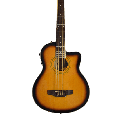 De Rosa GAB475-TS Spruce Top Cutaway 5-String Acoustic-Electric Bass Guitar w/Gig Bag, Strap & Picks for sale